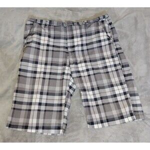 Southpole Chino Shorts Mens 38 Multicolor Plaid Authentic Collection 1991